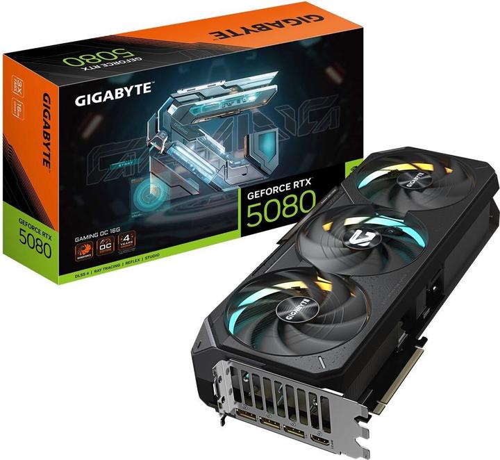 Image du produit Gigabyte GeForce RTX 5080 GAMING OC 16G (16 Go)