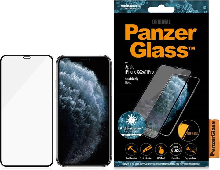 Actual product image PanzerGlass edge to edge (1 Piece, Apple iPhone 11 Pro)