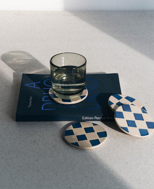 Produktbild Esmée Set Keramikuntersetzer (4 x, Glasuntersetzer)