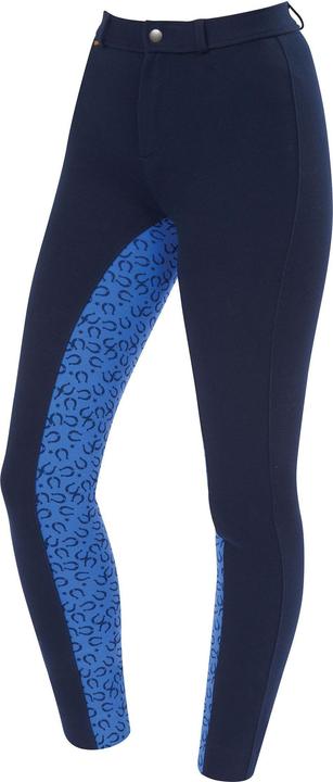 Navy, blue horseshoe print