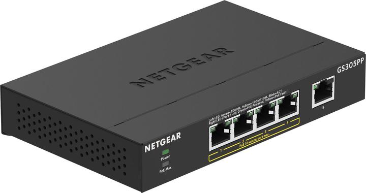 Actual product image Netgear GS305PP (5 Ports)