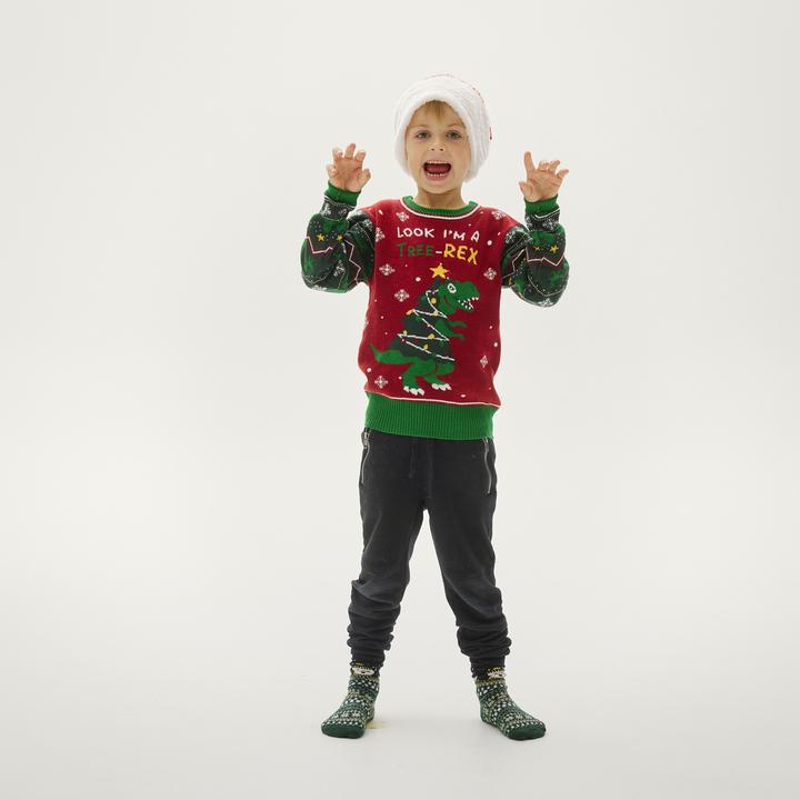Actual product image Christmas Sweats The Tree-Rex LED (80, 86, 92)