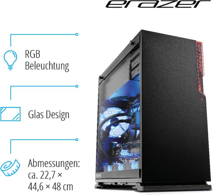 Produktbild Medion Erazer Hunter X15 (AMD Ryzen 9 5900X, 32 GB, 1000 GB, GeForce RTX 3080)