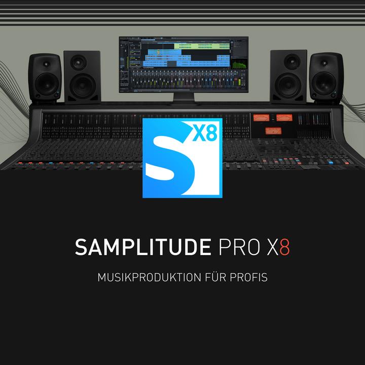 Actual product image Magix SAMPLITUDE Pro X8 Download Code (1 User, 1 Devices/Users, unlimited)