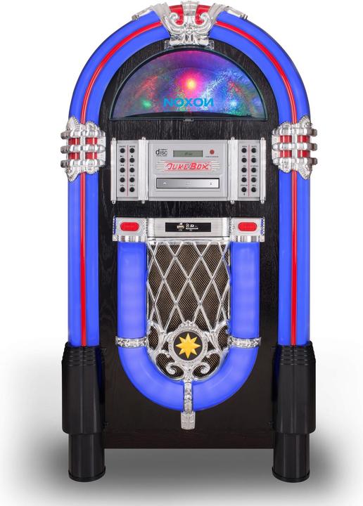 Noxon Musik-System Jukebox 1 Mehrfarbig/Schwarz/Silber (DAB+, FM, Bluetooth)