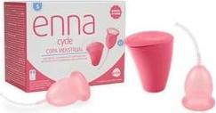 Actual product image Enna Cycle Menstrual Cup Size S 2 Cups Sterilizer (S)