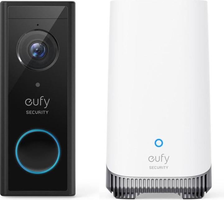 Image du produit eufy by Anker Video Deurbel - Draadloze Deurbelset - Inclusief HomeBase 3 - WiFi givré