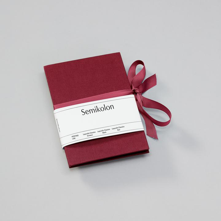 Actual product image Semikolon Leporello Classico bordeaux (9 x 13 cm, 10 x 15 cm)
