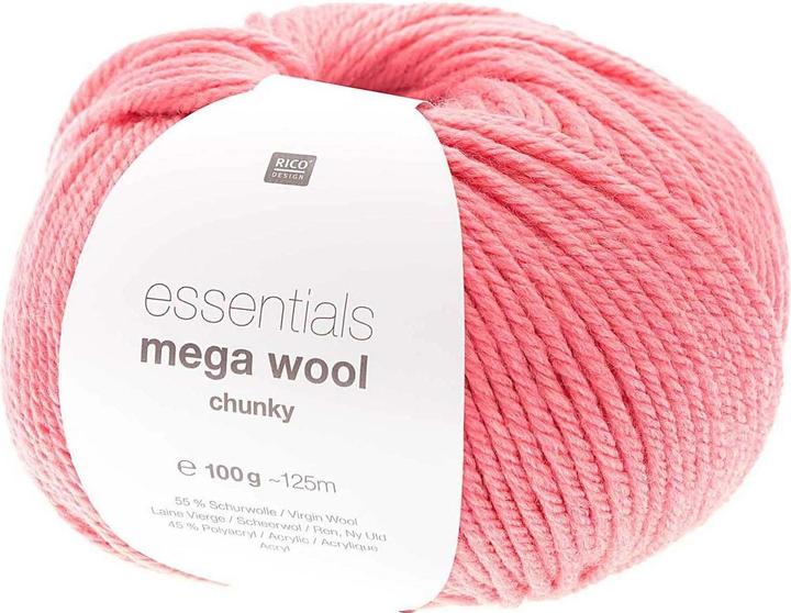 Produktbild Rico Design Wolle Essentials Mega Wool chunky 100 g, Pink (125 m)