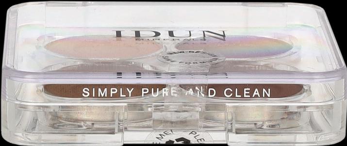 Actual product image IDUN Minerals Palette Eyeshadow Lavendel (Violet, Brown)