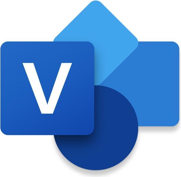 Actual product image Microsoft Visio Professional 2021 Win French P8 1 License Medialess (1 Devices)