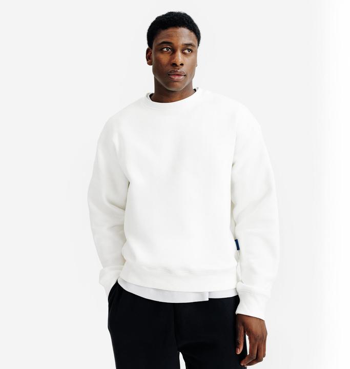 Actual product image Decathlon Sweatshirt Herren Oversized Rundhals - weiss (XL)