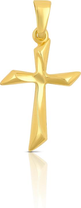 Image du produit Muau Pendant cross yellow gold 750, 25x13mm (Or jaune 750/18K)