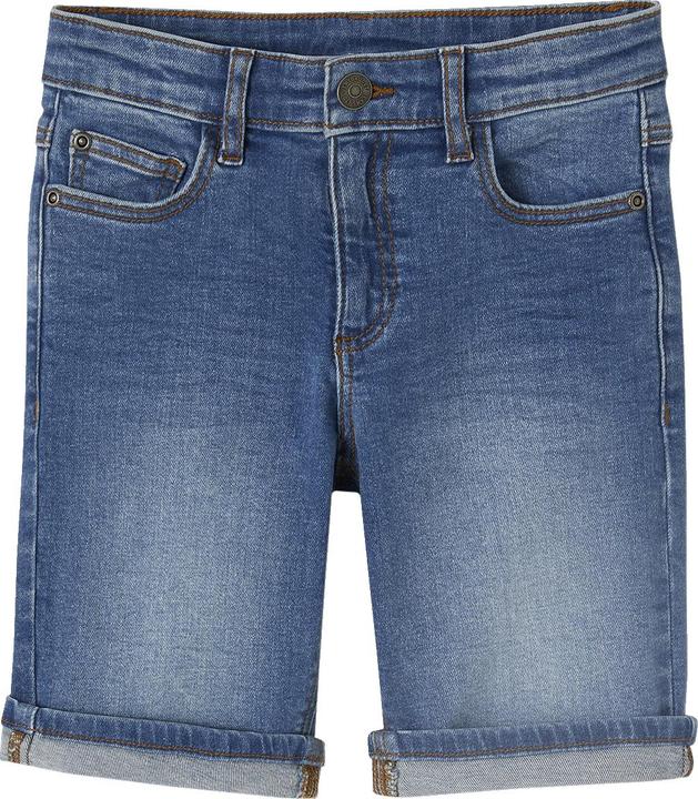 Immagine prodotto Vertbaudet Jungen Jeansshorts BASIC OEKO-TEX®, Bundweite verstellbar (92)