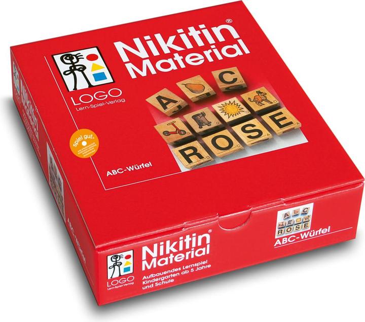 Produktbild Logo Nikitin - ABC-Würfel