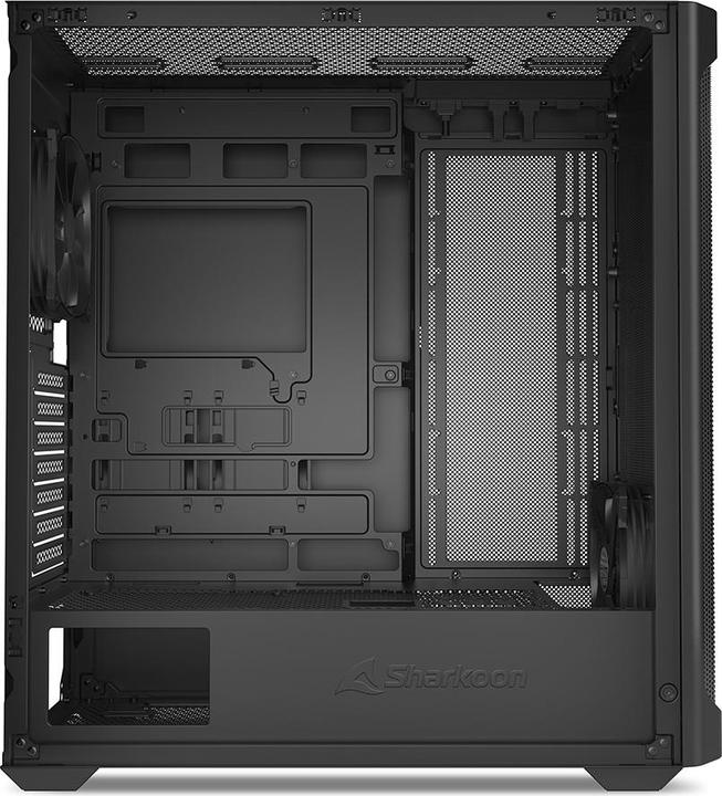 Actual product image Sharkoon AK4 Black ATX (black) (mATX, Mini-ITX, ATX)