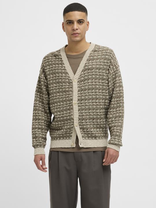 Produktbild Jack & Jones All Over Print Strickjacke Strickjacke (M)