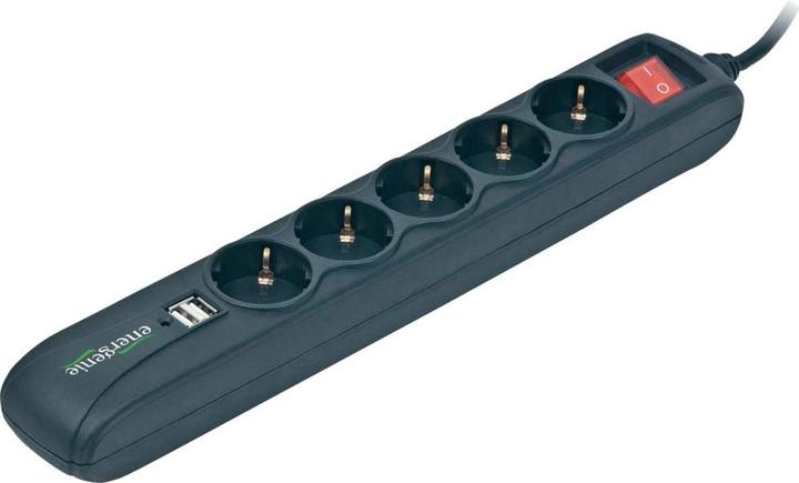 Productafbeelding Gembird 5 x AC, 2 x USB -. (5 x, CEE 7/3, 1.50 m)