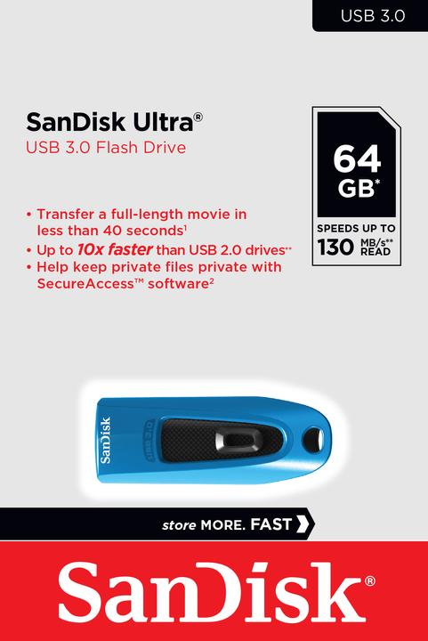 Productafbeelding SanDisk Ultra (64 GB, USB-A)