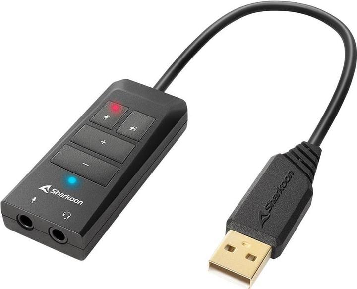 Image du produit Sharkoon 4044951034215 Carte audio 7.1 canaux USB (USB)