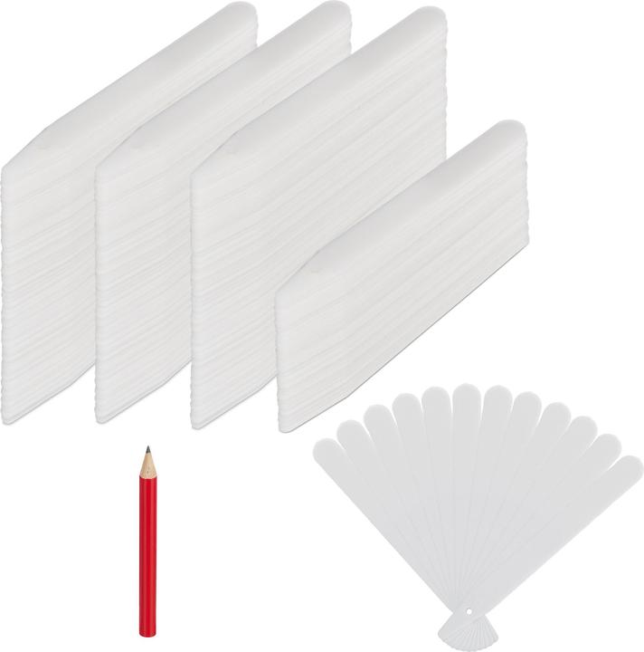 Actual product image Relaxdays 500x plant labels (0.10 cm, 1.50 cm)
