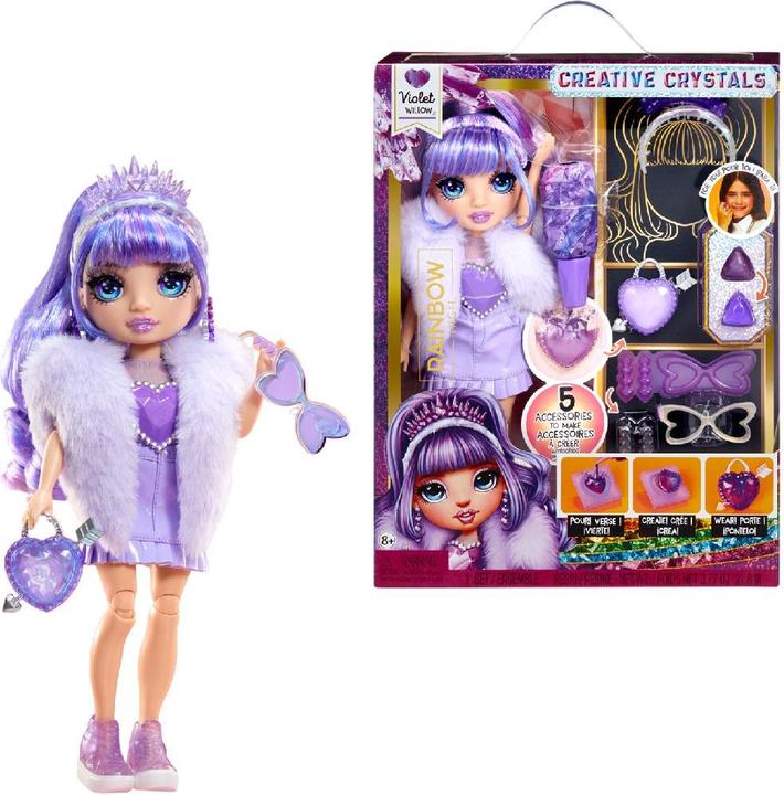 Produktbild Nobrand Rainbow High Crystal Fashion Doll Violet