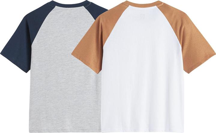 Produktbild La Redoute Collections 2er-Pack T-Shirt mit kurzen Ärmeln (140)