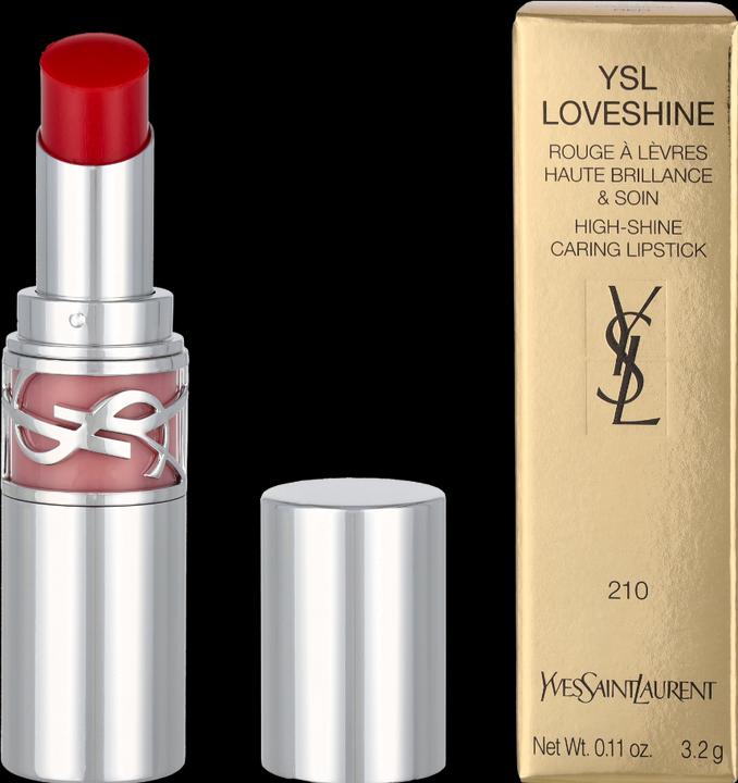 Actual product image Yves Saint Laurent Loveshine Rouge Volupte Shine Lipstick 210 (210 Passion Red)