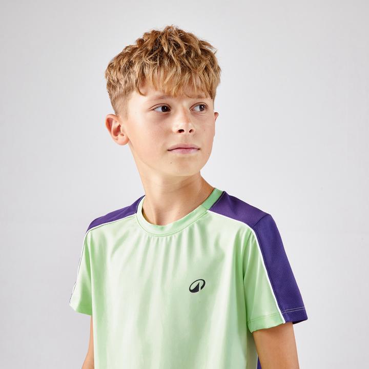 Image du produit Artengo T-shirt de tennis Junior col rond - TTS DRY JR Vert (140)