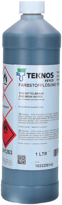 Actual product image Teknos Dye solutions (Middle brown, 1 l)
