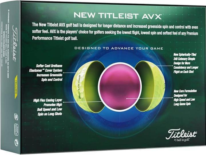 Image du produit Titleist AVX jaune (22)