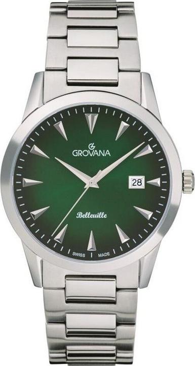 Actual product image Grovana Belleville Boulevard collection - Swiss made quartz watch (Swiss made)