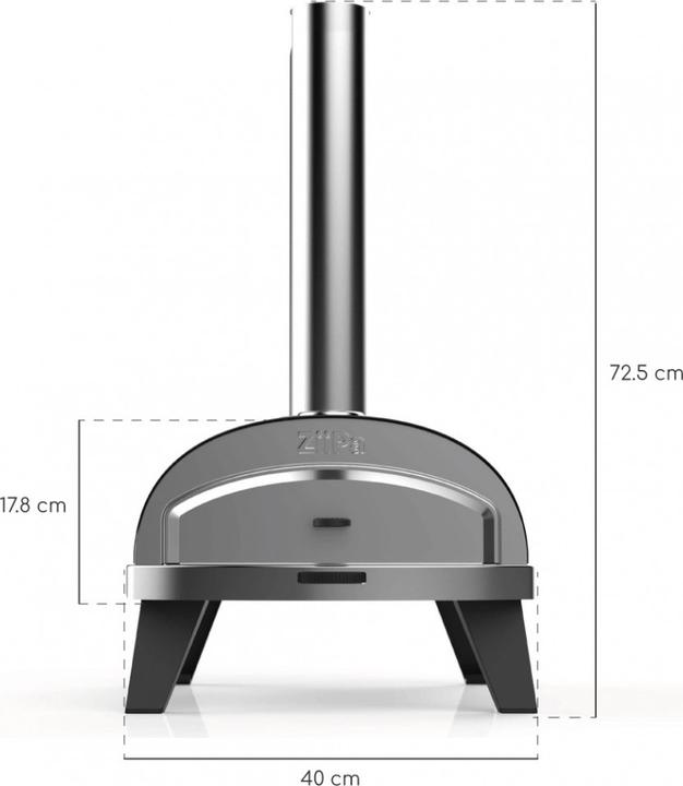 Actual product image Ziipa Pizza Oven Leisteen (Pizza oven wood)