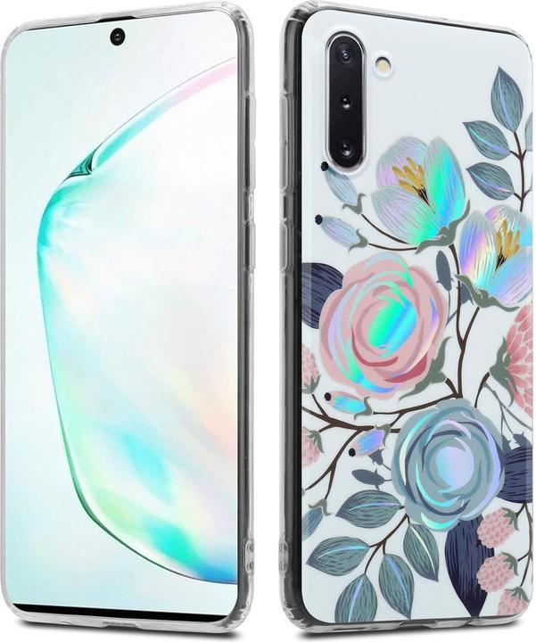 Produktbild Cadorabo IMD TPU Bunte Blumen & Blätter Cover (Samsung Galaxy Note 10)
