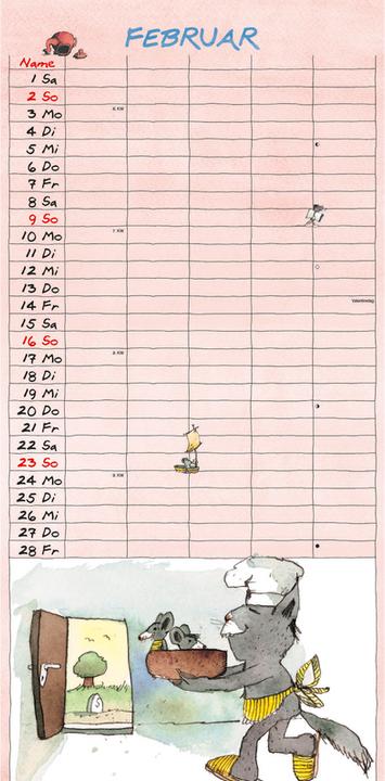 Image du produit Alpha Edition Planificateur familial (22 x 45 cm, Couverture rigide, Allemand)