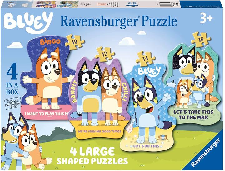 Produktbild Ravensburger 4 in 1 Shaped Puzzles - Bluey (10 Teile)