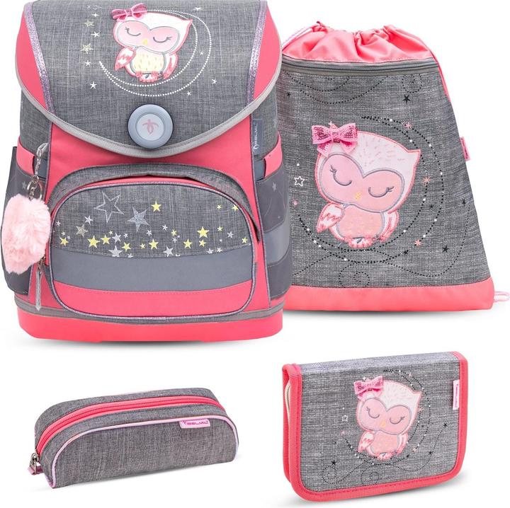 Belmil COMPACT Schulrucksack-Set Little Owl (19 l)