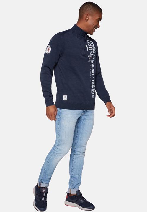 Actual product image Camp David Strickpullover Laser Sailing Troyer Pullover (L)