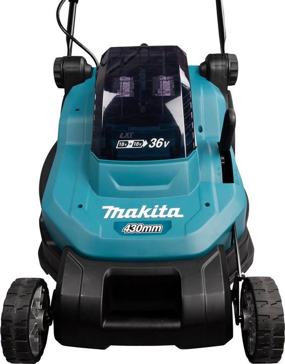Image du produit Makita DLM432PT2 Tondeuse à gazon sans fil 2X18V, 43cm, 2X5,0Ah Li-Ion DC18RD, 3 (Fonctionnement sur batterie)