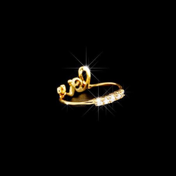 Hermex Gold Ring RGP mit Zirkonia - Gold Gr. 52 (52)