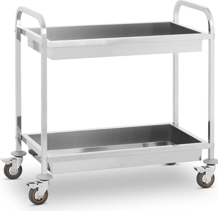 Royal Catering Carrello di servizio - 2 Contenitori - Fino a 320 kg