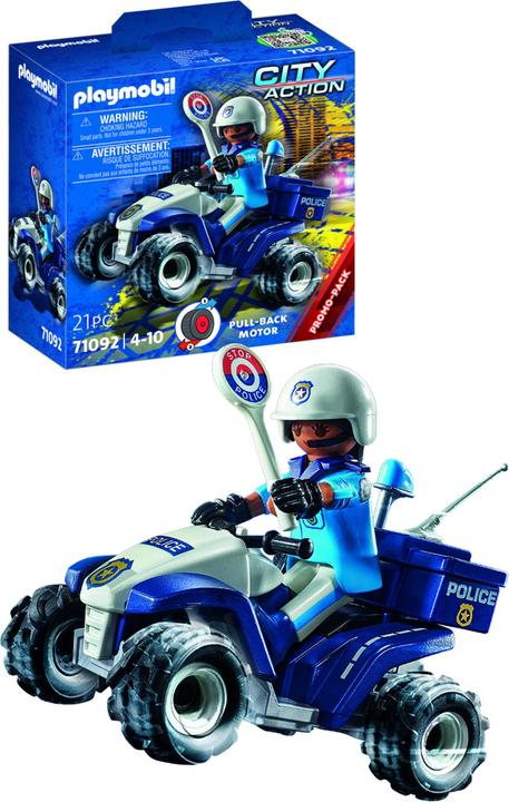 Produktbild Playmobil Polizei-Speed Quad (71092, Playmobil City Action)
