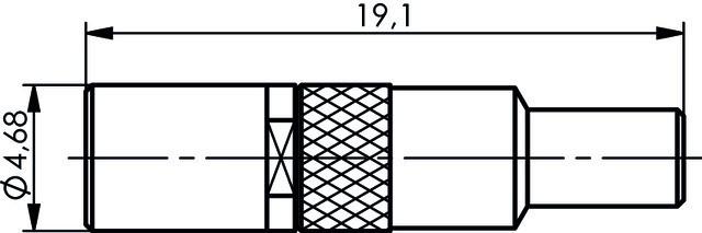 Produktbild Telegärtner SSMB-Buchse Buchse, gerade 50 Ohm J01191A0021 1 St.