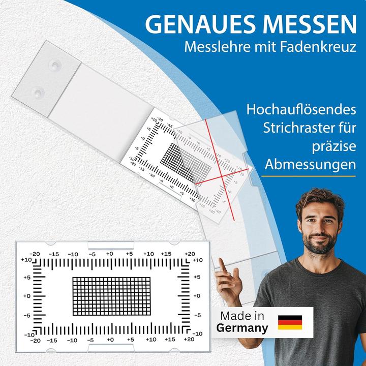 Image du produit Sachverständigen-Zubehör Rissmonitor Messlehre-Set