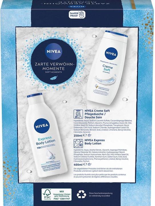 Immagine prodotto NIVEA Set regalo Soft Moments (n) (Set per la cura del corpo)