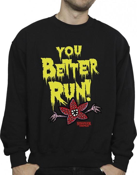 Produktbild Netflix Stranger Things You Better Run Sweatshirt (4XL)