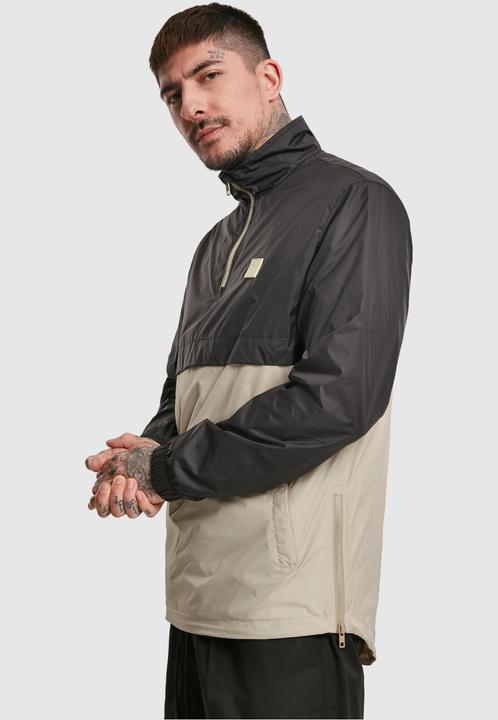 Actual product image Urban Classics Stand Up Collar Pull Over Jacket (S)