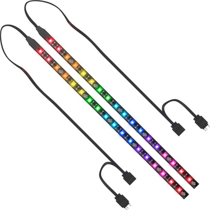 Actual product image Silentium PC Aurora Stripes ARGB (RGB)