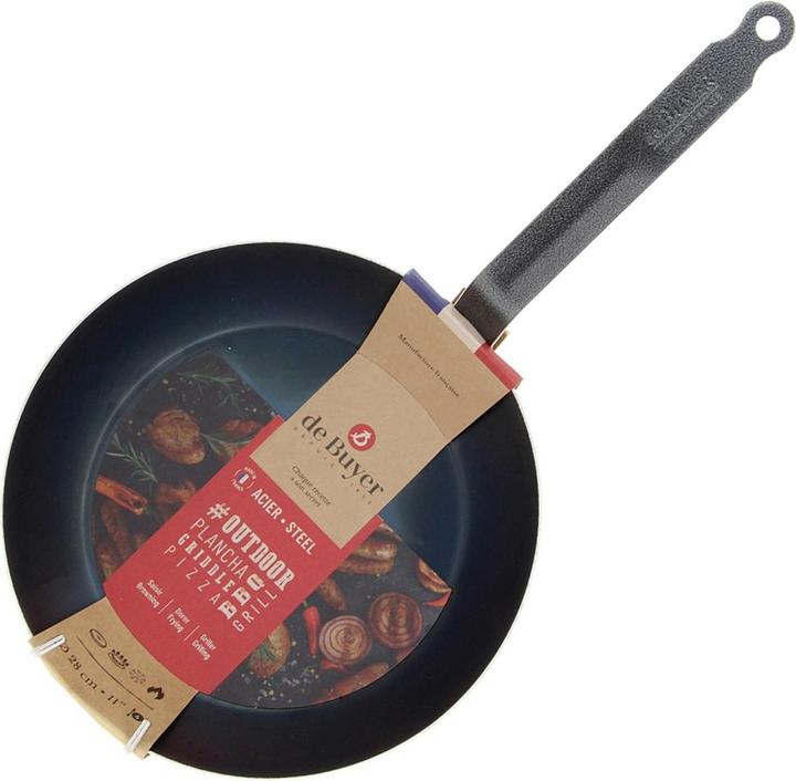 Actual product image de Buyer Blue steel (20 cm, Frying pan, Stainless steel)