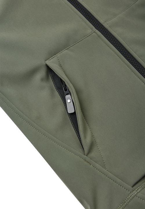 Actual product image Reima Softshell jacket Sipoo Greyish (128)
